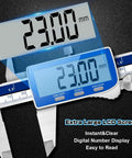 Ultra Accurate 0-6 Inch Digital Caliper With Extra Large LCD Screen showing 23.00 mm measurement.