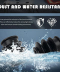 4Pcs Rubber Brake Caliper Slide Pin Bushing Kit For Tight Seal Durable Caliper Pin Boots in water showing resistance