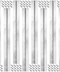 Heavy Duty 8 Pack 12 Inch Continuous Piano Hinges Crafted From 304 Stainless Steel With Nickel Coating For Cabinets Boats And Toolboxes, with screws.