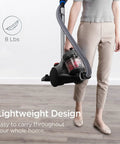 Legit Bagless Canister Vacuum Cleaner With Lightweight Body And Smooth Grip Handle For No Sweat Daily Cleaning featuring easy handling design.