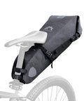 10L Roll-Top Bike Saddle Bag For Mountain And Road Bikes, Durable PVC TPU Gear Carrier, attached under bike seat