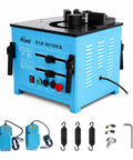 Peresq Rb-25 Portable Electric Hydraulic Rebar Bender 1700W Machine with controls and accessories for quick bending of rebar.