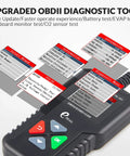 YA101 Upgraded OBD2 Scanner Auto Code Reader For Check Engine Light O2 Sensor EVAP Test with display and function buttons visible