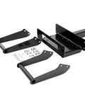 Winch Cradle For 2 Inch Receiver Hitch Built To Handle 8K To 12K Winches, Roller Fairlead Plate, steel parts and bolts
