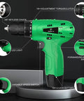 Cordless 20V Power Drill with 3 Batteries and Charger, Variable Speed 18 Plus 1 Torque Settings, Lithium Ion Drill Kit