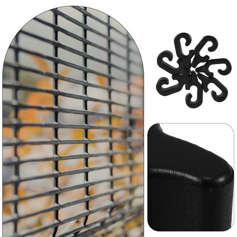 Wire Cage Door Clips For Pet Crates And Animal Gates Sturdy Latches And Quick Installation 40 Pack close-up view