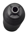 Close-up of black boot from Steering Rack And Pinion Tie Rod Boots Replacement Kit with Bellows for Dodge Ram 1500 2500 3500 Chevrolet Silverado 1500