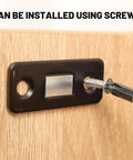 Installing Two Pack Ultra Thin Magnetic Door Catch For Cabinets And Closets Stainless Steel Drawer Magnet Catch on wood