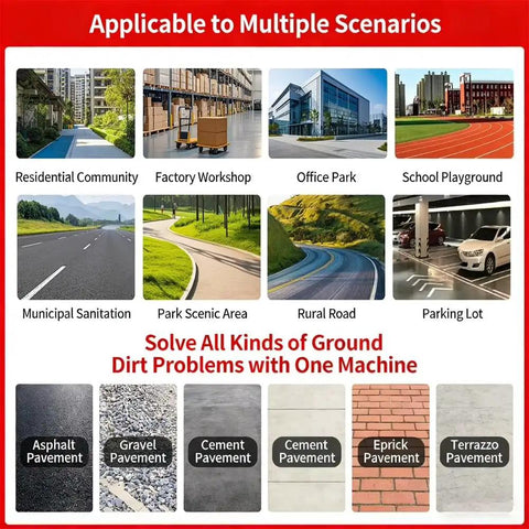 Heavy Duty Ride On Commercial Floor Sweeper For Concrete Industrial Cleaning Machine Warehouse Parking Lot And Logistics Center Maintenance Equipment Big Deal