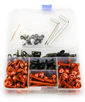 135Pcs Motorcycle Fairing Bolts Screws Nuts Clip Kit For Duke RC Bodywork Race Ready Fasteners Set Compatible With 125 200