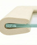 Super Slick U Shaped Baby Proofing Corner Guards For Glass Tables And Thin Furniture, Soft Eva Foam Edge Protectors with Grippy Sticky Pads