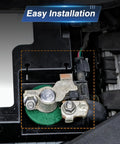 Close-up of Heavy Duty Battery Current Sensor With Solid Power Monitoring Module and cable terminal for easy installation.