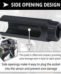 Heavy Duty 7/8 Inch O2 Sensor Socket And Knockout Extractor Tool For Any Domestic Or Import Rides crafted with side opening design for easy access.
