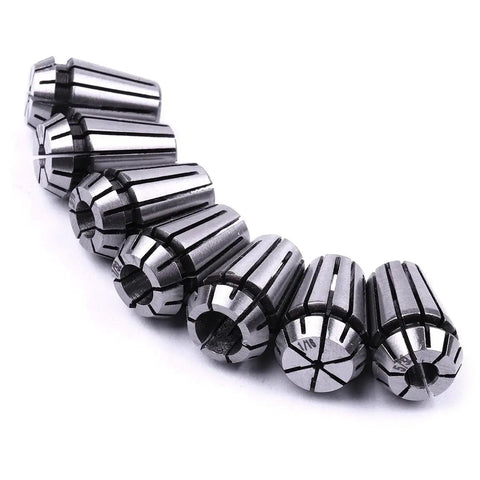 ER11 Collet Set 7Pc Spring Collet Set For CNC Engraving Machine And Milling Lathe Tool Pro Grade Quality With Tight Clamping And High Precision