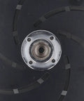 Close-up view of Rock Solid 300Mm Longworth Chuck For Wood Lathes showing smooth aluminum body and central mount.