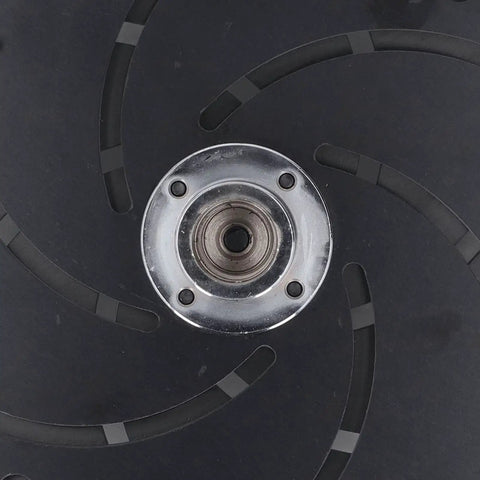 Close-up view of Rock Solid 300Mm Longworth Chuck For Wood Lathes showing smooth aluminum body and central mount.