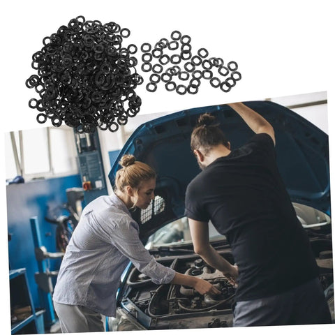 500pc Wave Washer Set for Electrical and Automotive Use, Compression Spring Washers with Smooth Surface to Reduce Friction and Prevent Loosening on car repair