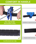 Backyard Zipline Kit for Kids and Adults, adjustable zip line handle grip with non-slip pulley and removable trolley features.