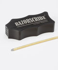 Adjustable Precision Scribe Tool With Eight Incremental Offsets For Fast Marking, black ergonomic design with gold pen.