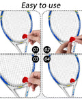 Heart Shaped Tennis Dampeners Set Of 4 Silicone Vibration Absorbers For Rackets Easy Install Steps