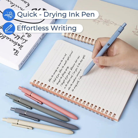 All-In-One Cute Spiral Notebook Set For Women And Bible Journal Lovers, Includes 3 A5 Spiral Notebooks, Gel Pens, Writing Example