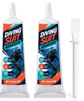 120 Gram Flexible Wetsuit Repair Adhesive Wader Patch Kit with applicator for repairing diving suits and gear.