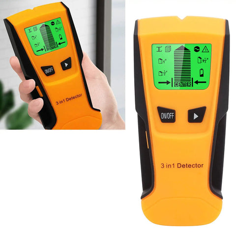 No Sweat 3 In 1 Stud Finder Wall Scanner With Big Lcd Readout And Loud Alerts Zips Past Drywall To Snag Wood Joists Buried Metal Hot Voltage Wires Fast Foolproof Ace Gear For Every Weekend Builder Or Renovation Hustler