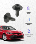 10 Pack Fender Screws For Toyota RAV4 And Lexus ES GS LS RX Bumper Splash Shield Tapping Screws Car Fasteners Replacement 90159-60498