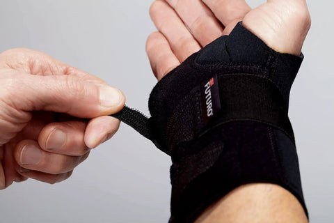 Breathable Compression Wrist Brace With Three Adjustable Straps For All Day Comfort And Moderate Support Keeps Fingers Free And Flexible