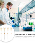 4 Piece Lab Flask Brush Set For 250ml Volumetric Flasks, Glass Tubes And Beakers Cleaning Brushes image in a chemistry lab