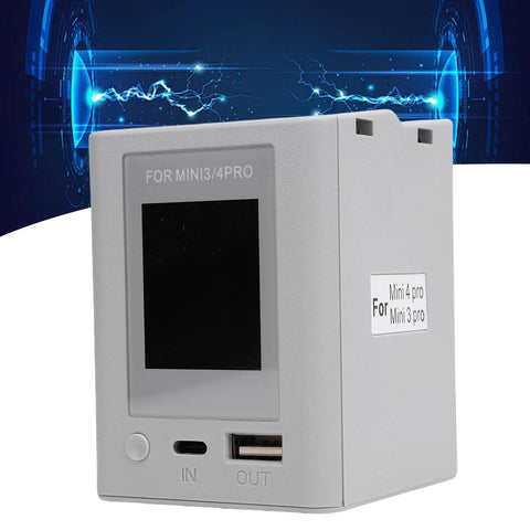 Drone Battery Charger Hub With 45W PD Fast Charging And LCD Display For Mini 3 3 Pro 4 Pro Batteries Charge Two At Once