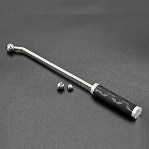 Pro Grade Saxophone And Wind Instrument Dent Repair Kit With Metal Ball Set And Long Rod, Perfect For Curved Necks, Works On Saxophones, Trumpets, French Horns And More, Smooth Finish Maintenance Tools, chrome rod and metal balls