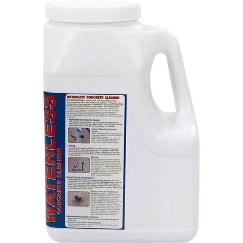 Top Tier Waterless Concrete Cleaning Powder Hella Tough On Grease Stains in 10 lbs container for eco-friendly surface cleaning.