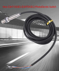 Compact 12 To 24 V DC Diffuse Reflective Infrared Photoelectric Sensor With 3.5 cm Detection, NPN NO Output, M8 threading