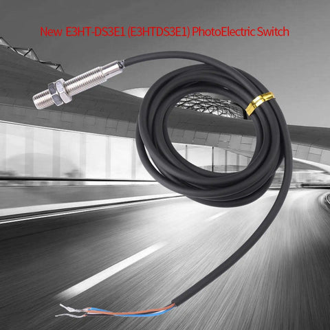 Compact 12 To 24 V DC Diffuse Reflective Infrared Photoelectric Sensor With 3.5 cm Detection, NPN NO Output, M8 threading