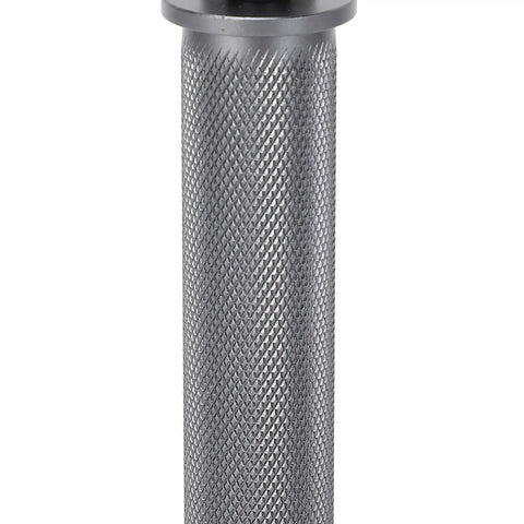 Textured aluminum body of Pro Grade Heavy Duty Bench Dogs for Woodworking Set of 2 Fits 20mm Holes on Aluminum Guide Rail Sliding Slots Quick Clamp Stops Workbench Dog Holders for Precise Fast Clamping