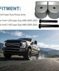 Ford F250 F350 Super Duty 2 Inch Billet Aluminum Suspension Leveling Kit 4WD Heavy Duty Bolt On Front Lift components