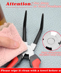 Pro Grade Internal Master Cylinder Snap Ring Pliers Long Reach 90 Degree Bent Nose for Installing and Removing Retaining Rings