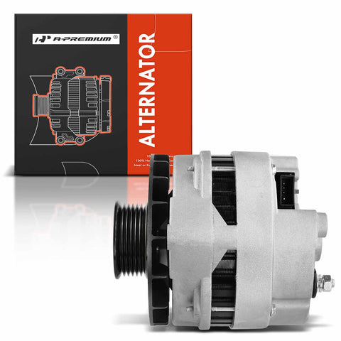 Alternator Replacement For Chevy Camaro And Pontiac Firebird 1994-1997 V8 5.7L 12V 140Amp Clockwise 6-Groove Pulley