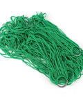 Durable Nylon Hanging Hammock For Outdoor Camping And Chill Lightweight Yet Strong Sleeping Net Bed Easy Quick Setup High Strength Rope Hammock Green Color