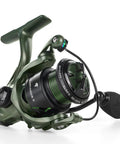 Spartacus II Spinning Reel With Sealed Carbon Fiber Drag, 22 Lb Max Drag, 7 Plus 1 Stainless Ball Bearings, Size 1000