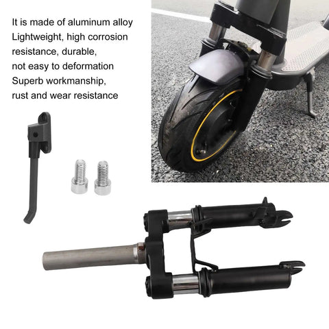 Front Suspension Fork For Electric Scooter With Shock Absorption Aluminum Alloy Construction Lightweight Easy Install Replacement Part Designed For Quick Install And Smooth Ride On Most Electric Scooters.