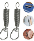 Two Pack Bass Drum Pedal Spring Upgrade With Stainless Steel Hook Tension Springs Durable Kick Pedal Spring For Consistent Tension Stage And Studio Drum Hardware Replacement stainless springs on drum pedal