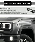 Heavy Duty Car Bumper Quick Release Kit With CNC Billet Aluminum Fasteners installed on GM front bumper