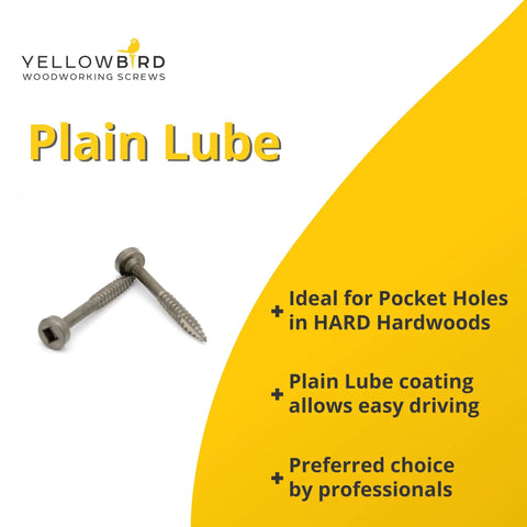 Size Six By One And A Half Inch Pan Head Pocket Screws With Square Drive Number Two Type Seventeen Fine Thread Lube Coated