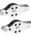 Stainless Steel Boat Pulley Wheel 2 Pack For Kayaks And Sailboats, Heavy Duty Load Bearing Gear With Smooth Operation