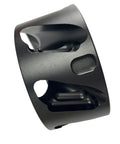 ER40 Dust Chip Extraction Nut For Woodworking CNC Tool Milling Cutter With Wrench, heavy-duty alloy body, side view
