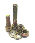 Beefy Hardware Assortment Kit With 3,610 Pieces Grade 8 Coarse Thread Fasteners, Hex Cap Screws, Hex Nuts, Washer, Yellow Zinc Finish