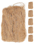 Natural Jute Fire Starters 6 Pack For Camping And Hiking, Quick Ignite Fire Starter Sticks displayed against white background