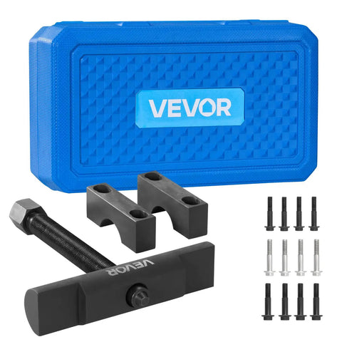 Beefed-Up Heavy Duty Yoke Puller Kit For Class 6-8 Trucks And Equipment with blue case and bolt set